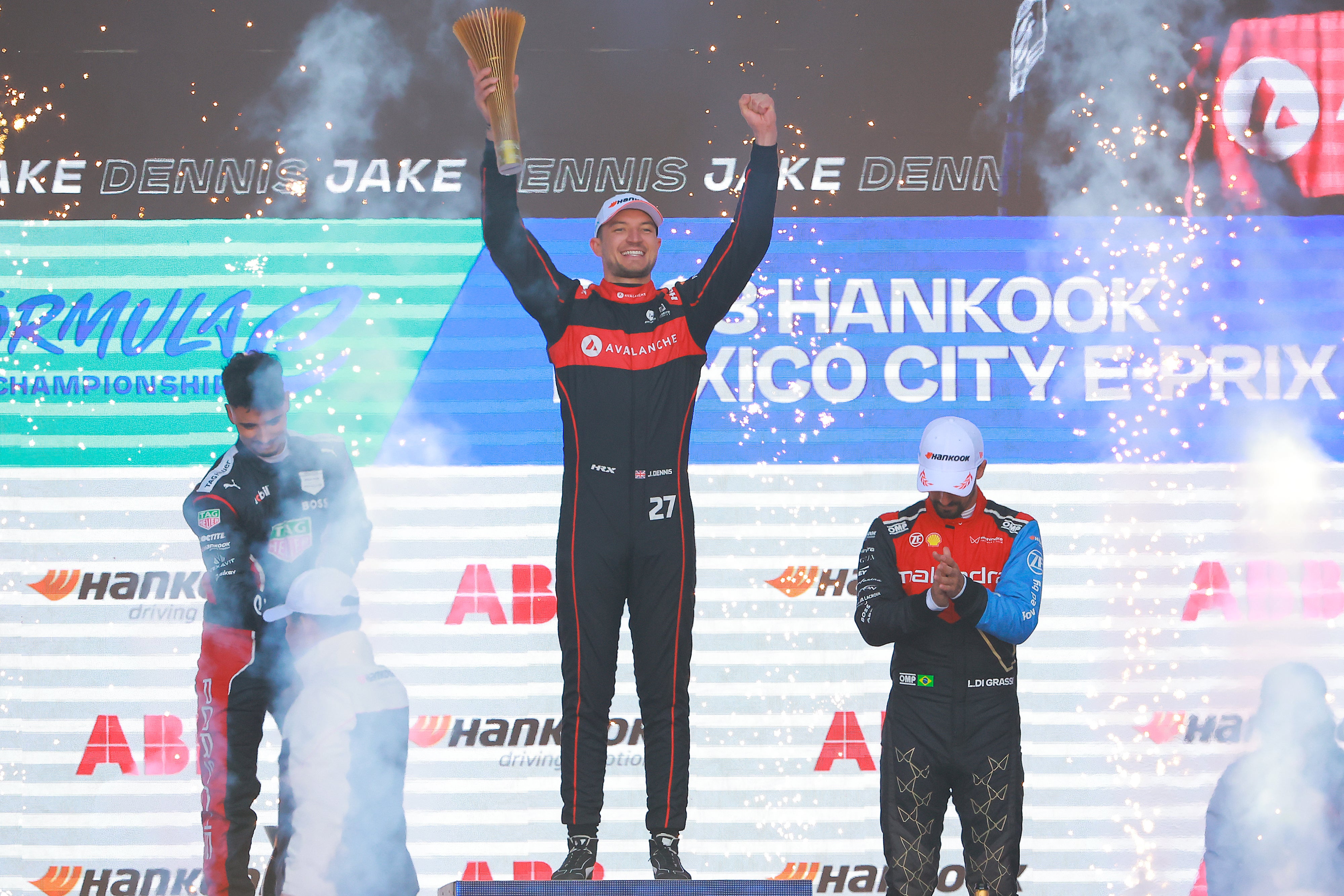 Jake Dennis claimed victory at the 2023 Hankook Mexico City E-Prix