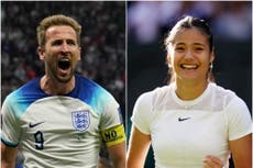 Emma Raducanu grateful for support of ‘role model’ England captain Harry Kane