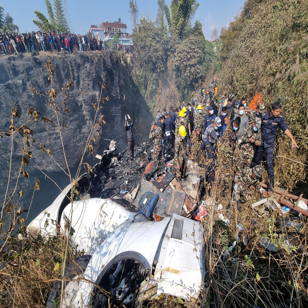 Nepal Garden Sex Videos - Video shows final moments of Nepal flight before plane crashed killing 68  people | The Independent