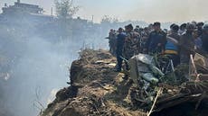 Nepal: Smoke billows after aircraft crashes near Pokhara airport