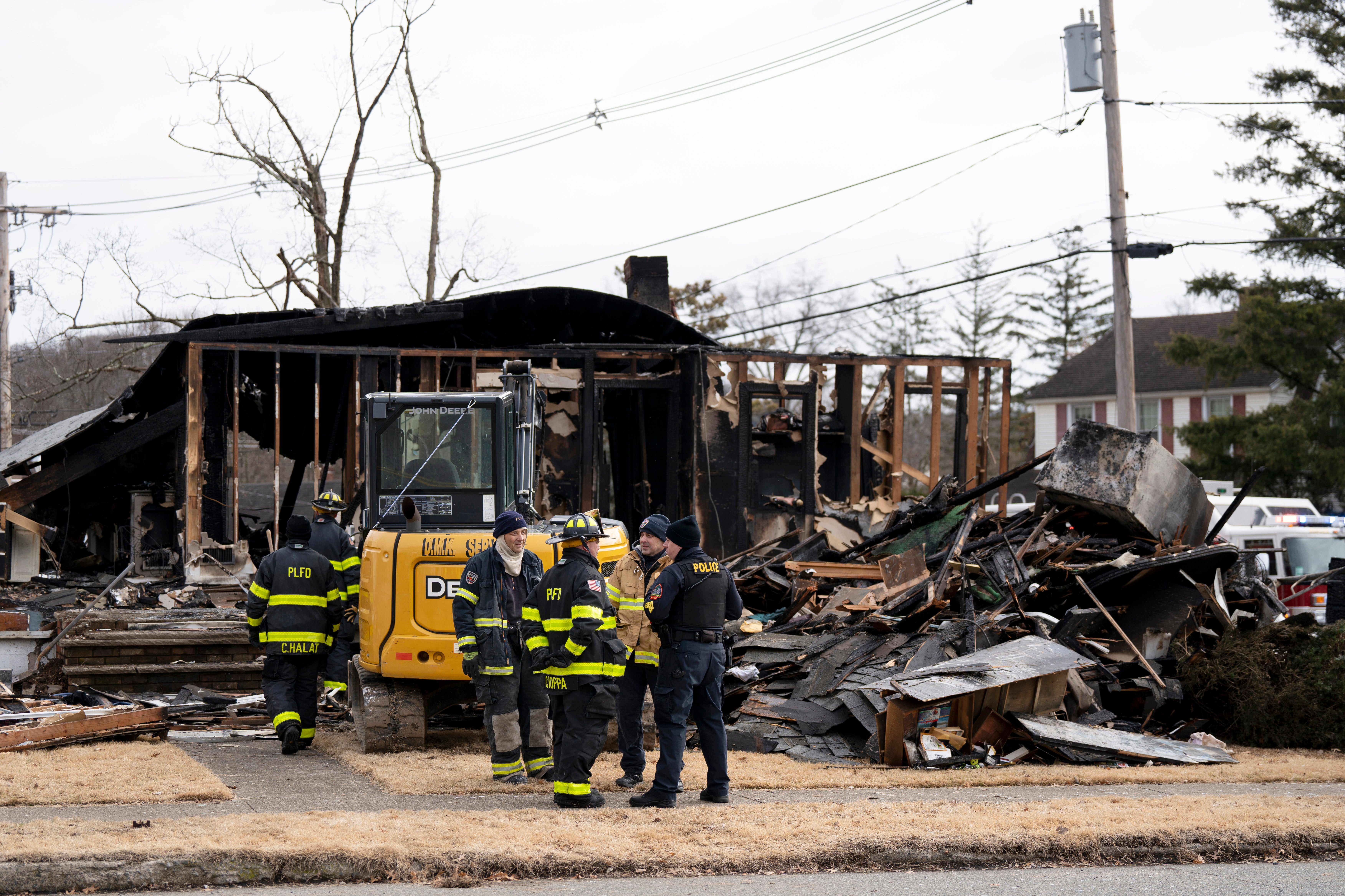 House Explosion Firefighters Injured