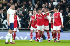 Tottenham vs Arsenal player ratings: Martin Odegaard scythes through Spurs in easy win