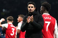 Arsenal title run will ‘demand almost perfection’, Mikel Arteta admits