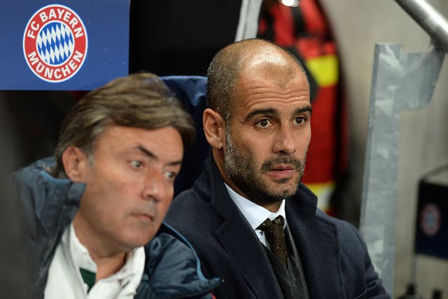 Pep Guardiola won three Bundesliga titles as head coach of Bayern Munich (Martin Rickett/PA)