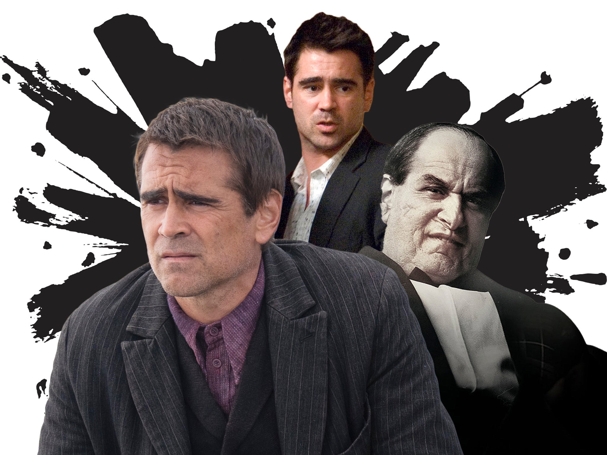 <p>Range: Colin Farrell in ‘The Banshees of Inisherin’, ‘In Bruges’ and ‘The Batman’ </p>