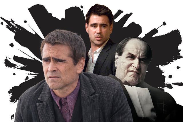 <p>Colin Farrell en ‘The Banshees of Inisherin’, ‘In Bruges’ y ‘The Batman’ </p>
