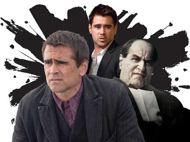 <p>Colin Farrell en ‘The Banshees of Inisherin’, ‘In Bruges’ y ‘The Batman’ </p>