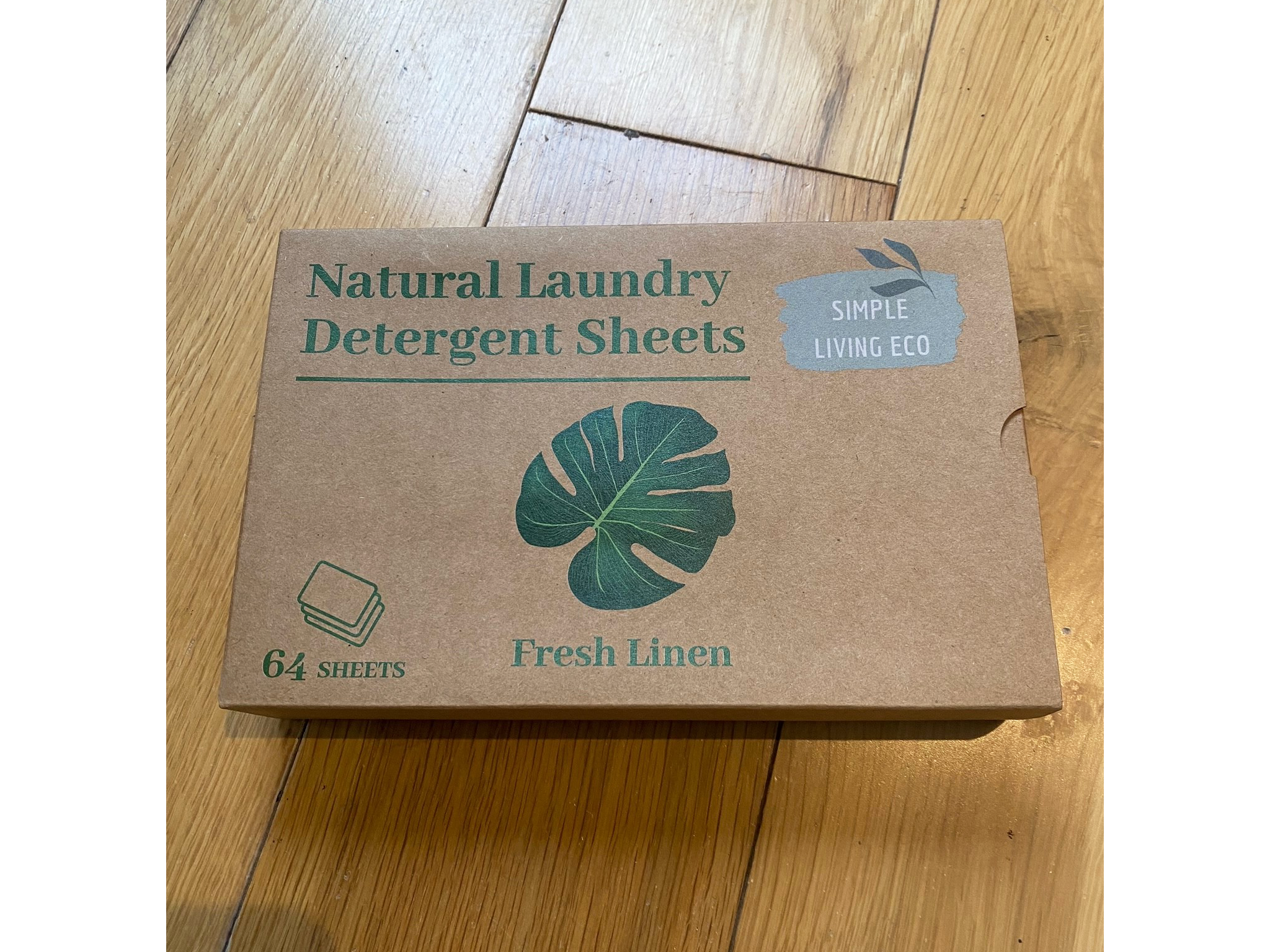 Simple Living Eco spring fresh laundry detergent sheets
