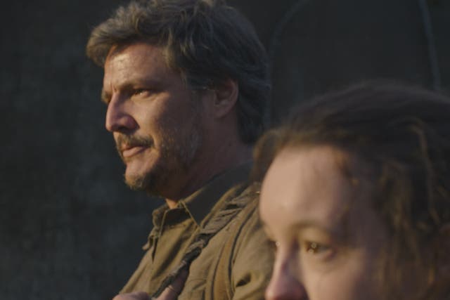 <p>Pedro Pascal and Bella Ramsey in The Last of Us</p>