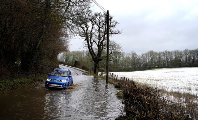 <p>Hundreds of flood alerts have been issued as heavy showers continue </p>