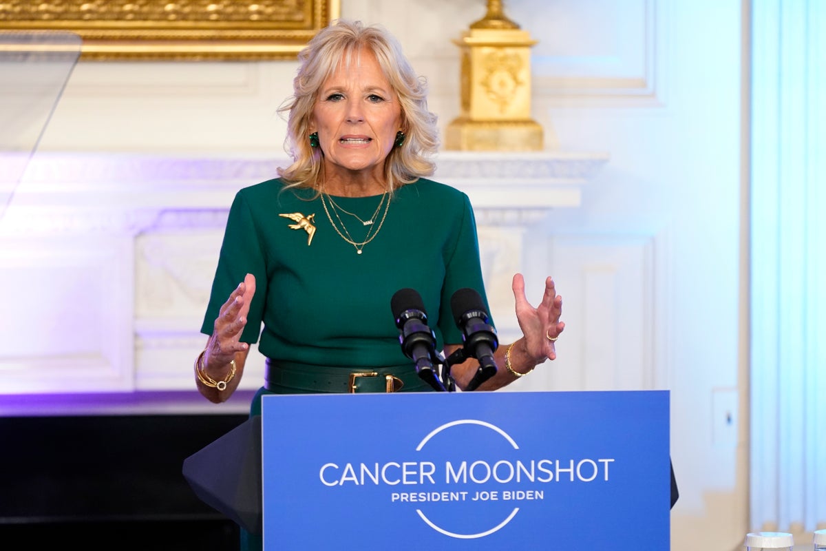 Lesion removed from Jill Biden’s eyelid was non-cancerous, doctor says