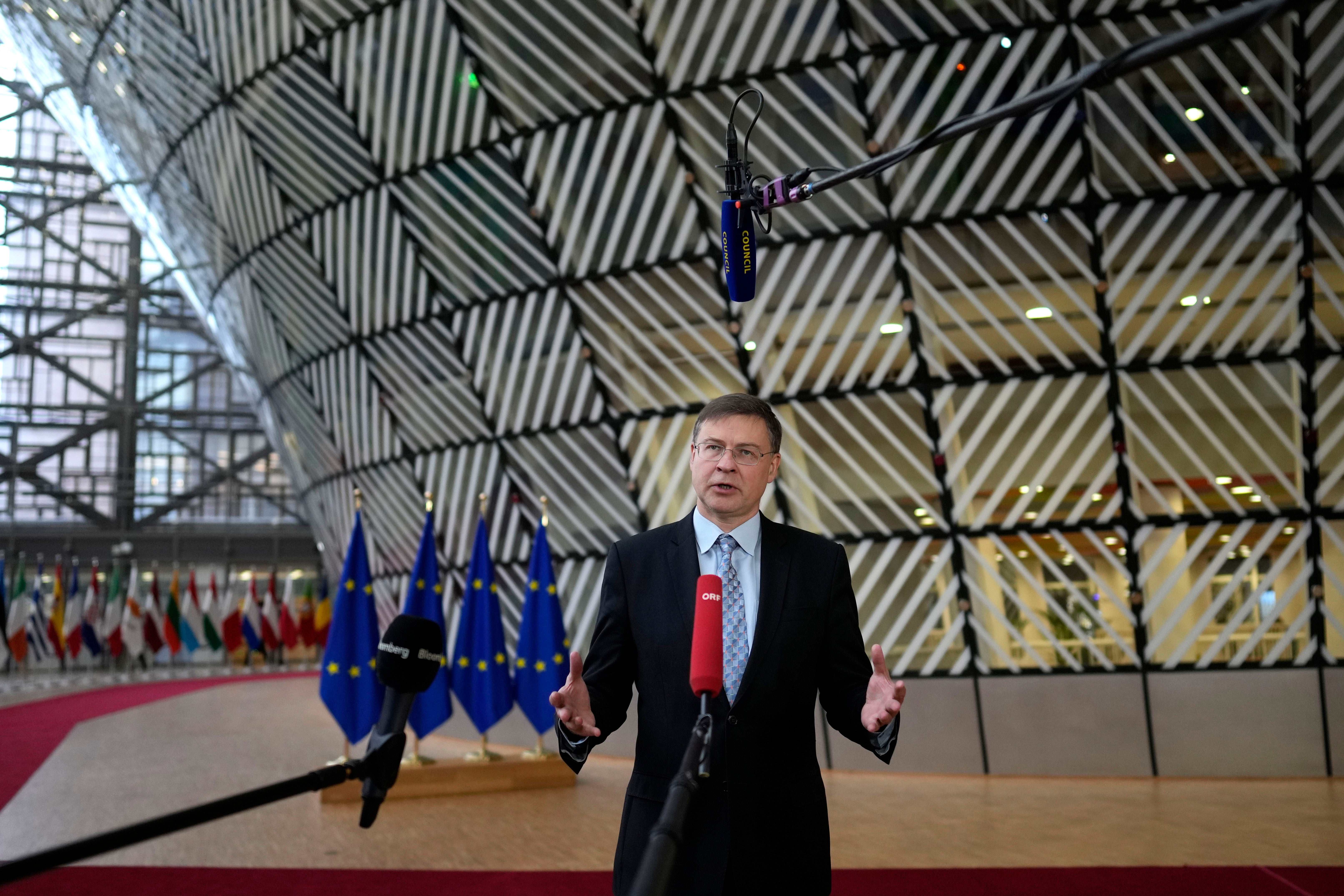 Belgium Eurogroup Ministers