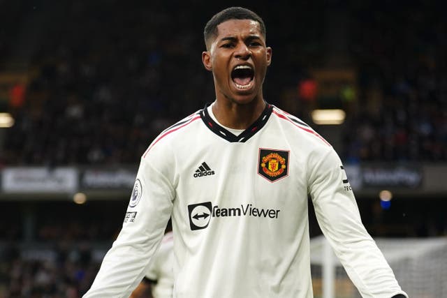 Marcus Rashford loved his song from Manchester United fans (David Davies/PA)