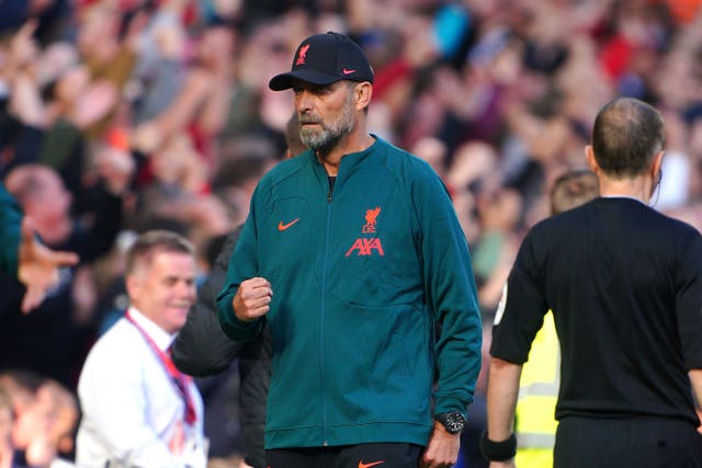 Manager Jurgen Klopp accepts change is coming to his Liverpool side (Peter Byrne/PA)