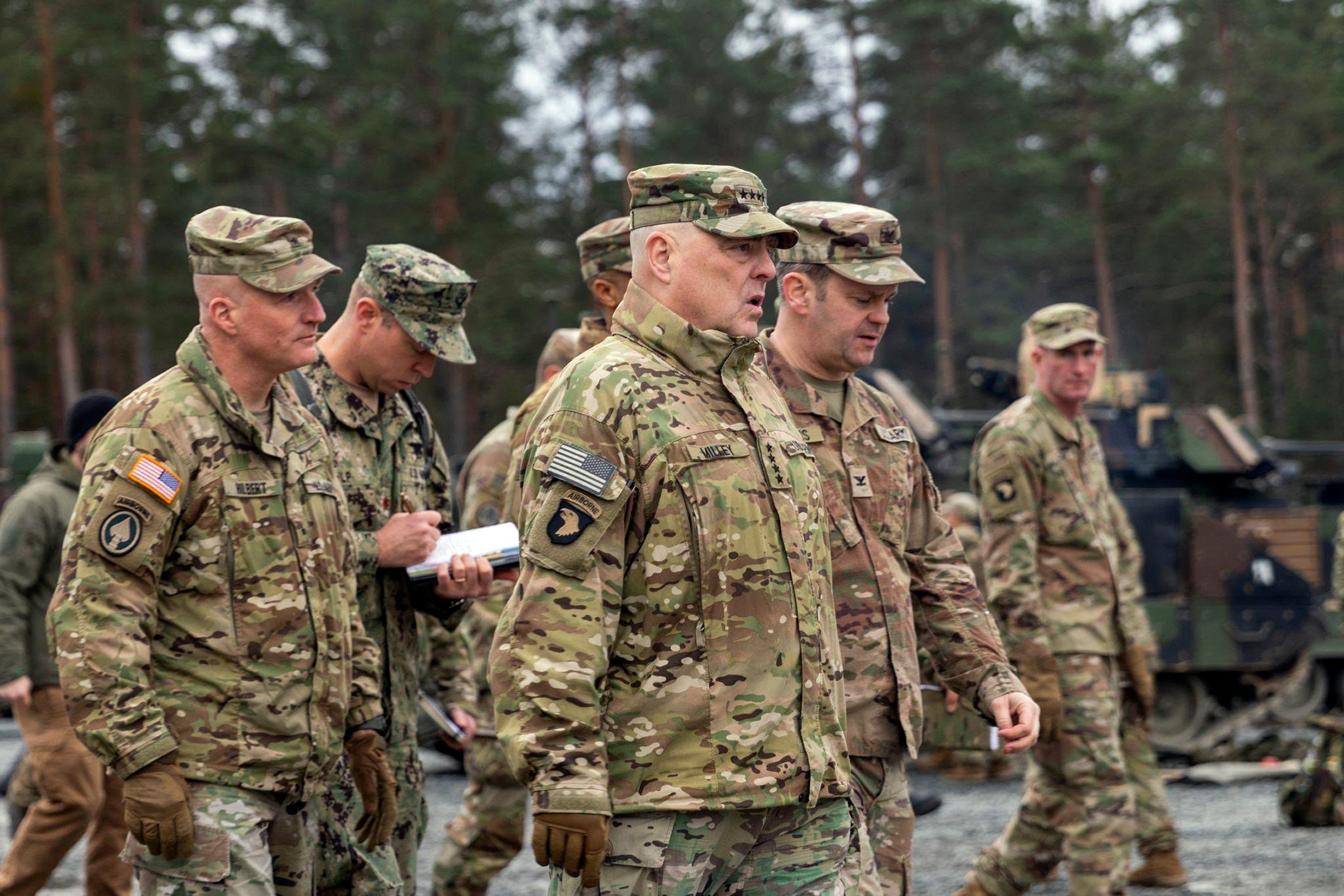 US Ukraine Top Military Chiefs Meet In Person For 1st Time The 