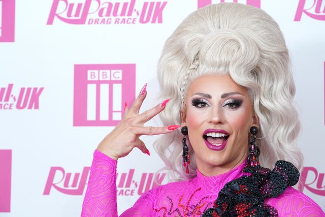 Drag queen Ella Vaday will take part in a 100km trek for breast cancer charity CoppaFeel! in June (Ian West/PA)