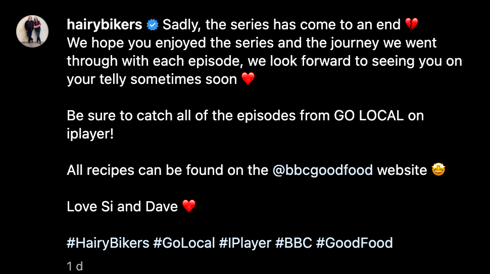 Hairy Bikers share update on ‘Go Local’ after viewer confusion