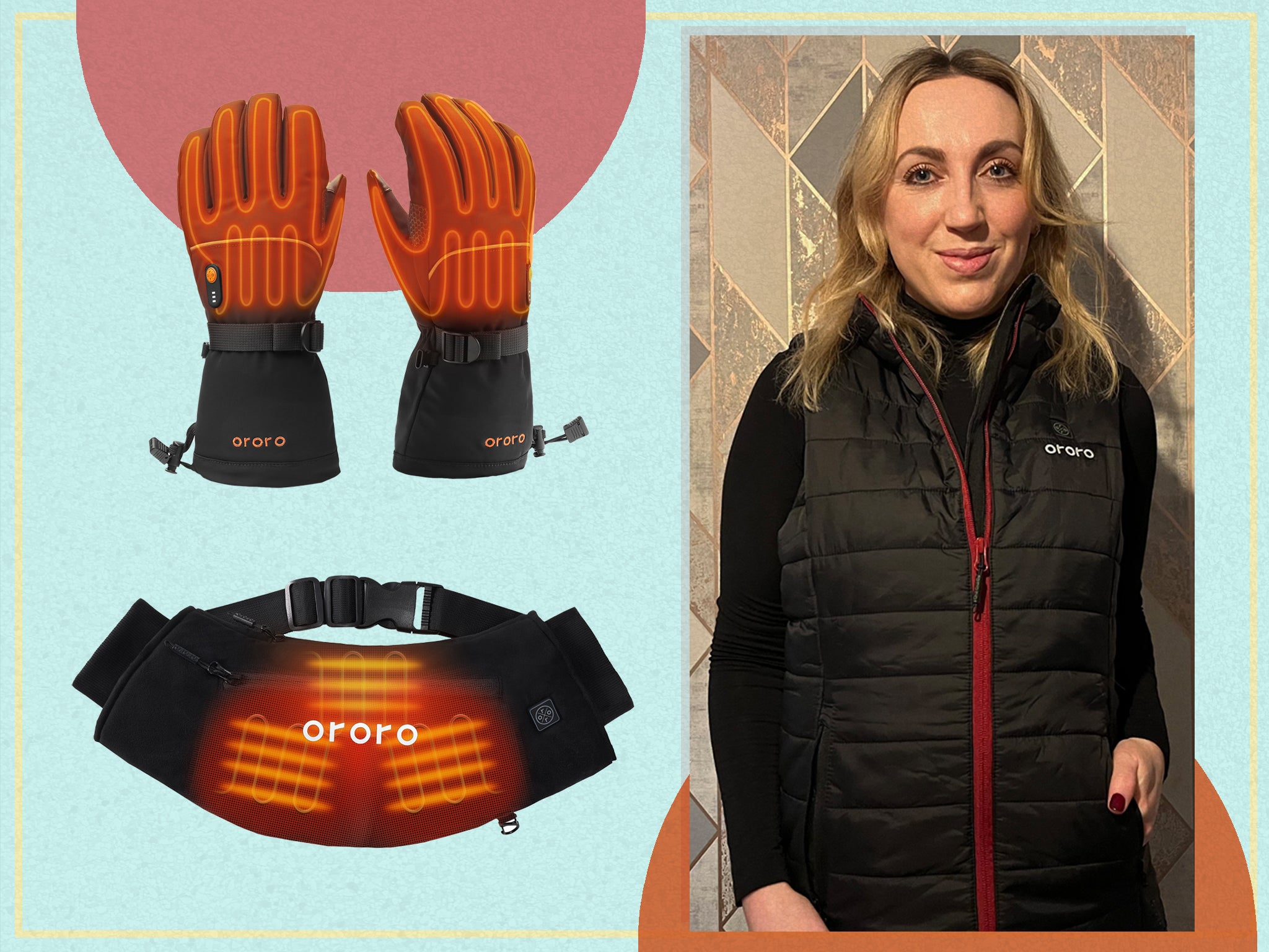 Using a heated gilet, USB gloves and USB hand warmers could set you back as little as 1p an hour