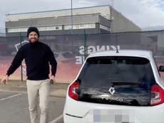 Gerard Piqué arrives at work in Renault Twingo following Shakira’s ‘diss track’