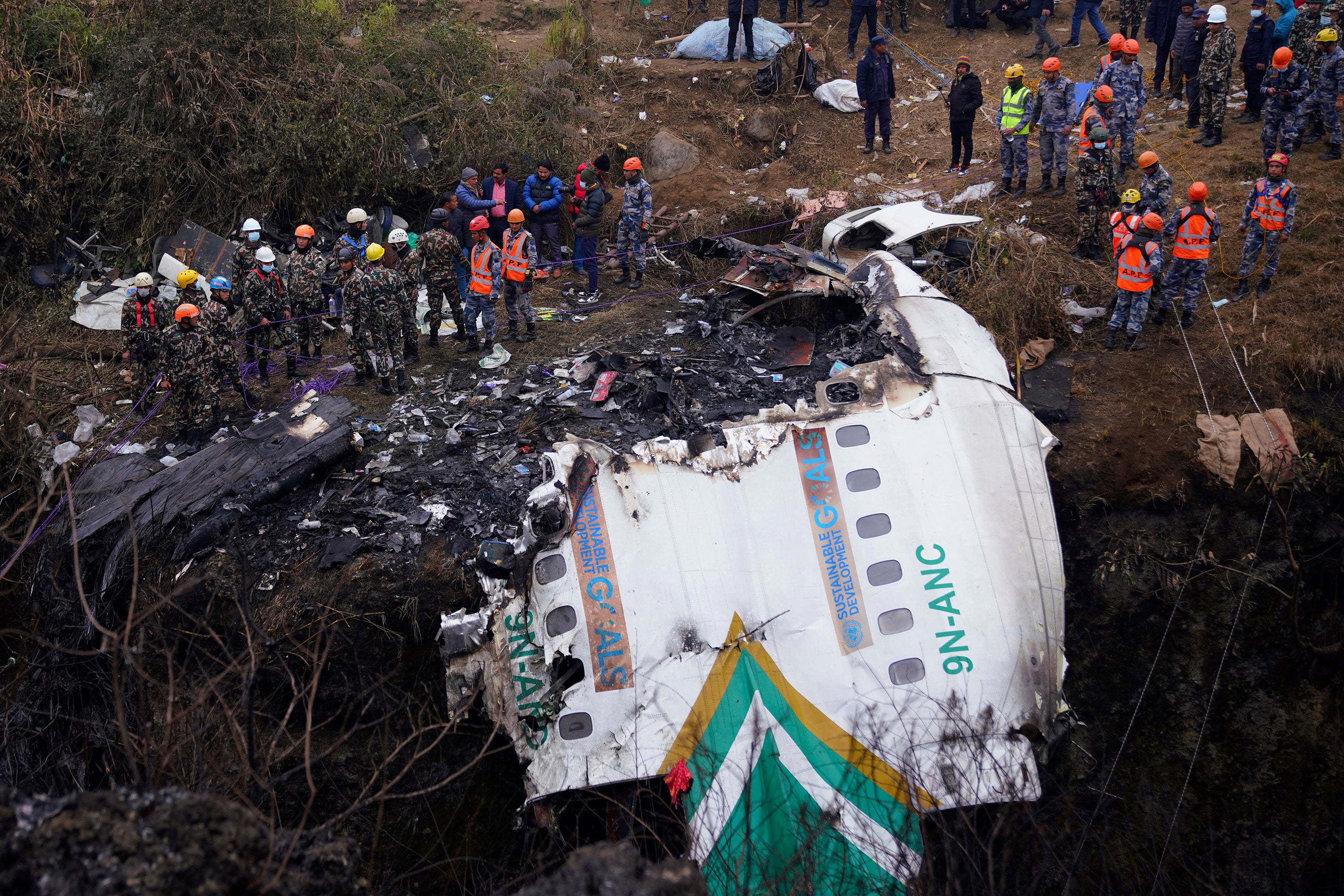 Nepal plane crash: Search for final victim continues after 71 bodies recovered