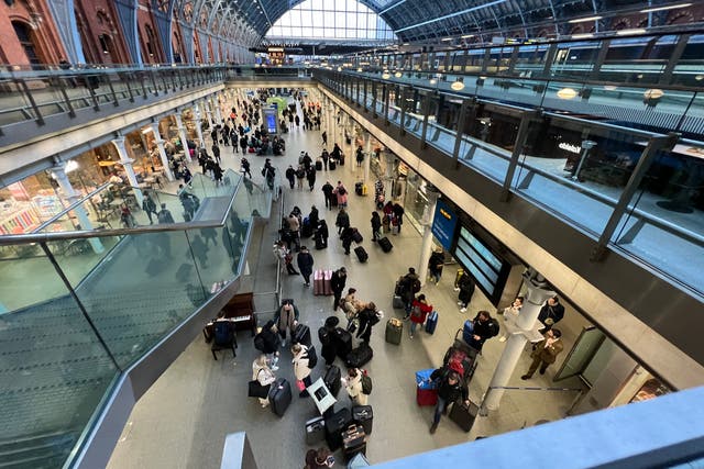<p>Action station: London St Pancras International, starting point for many Interrail adventures </p>