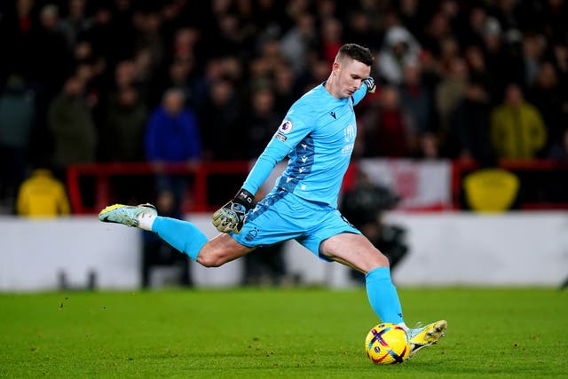 Dean Henderson is set to be out for up to a month with a thigh issue (Mike Egerton/PA)