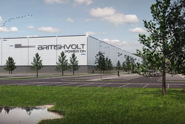 <p>An artist’s impression of the planned factory in Blyth </p>