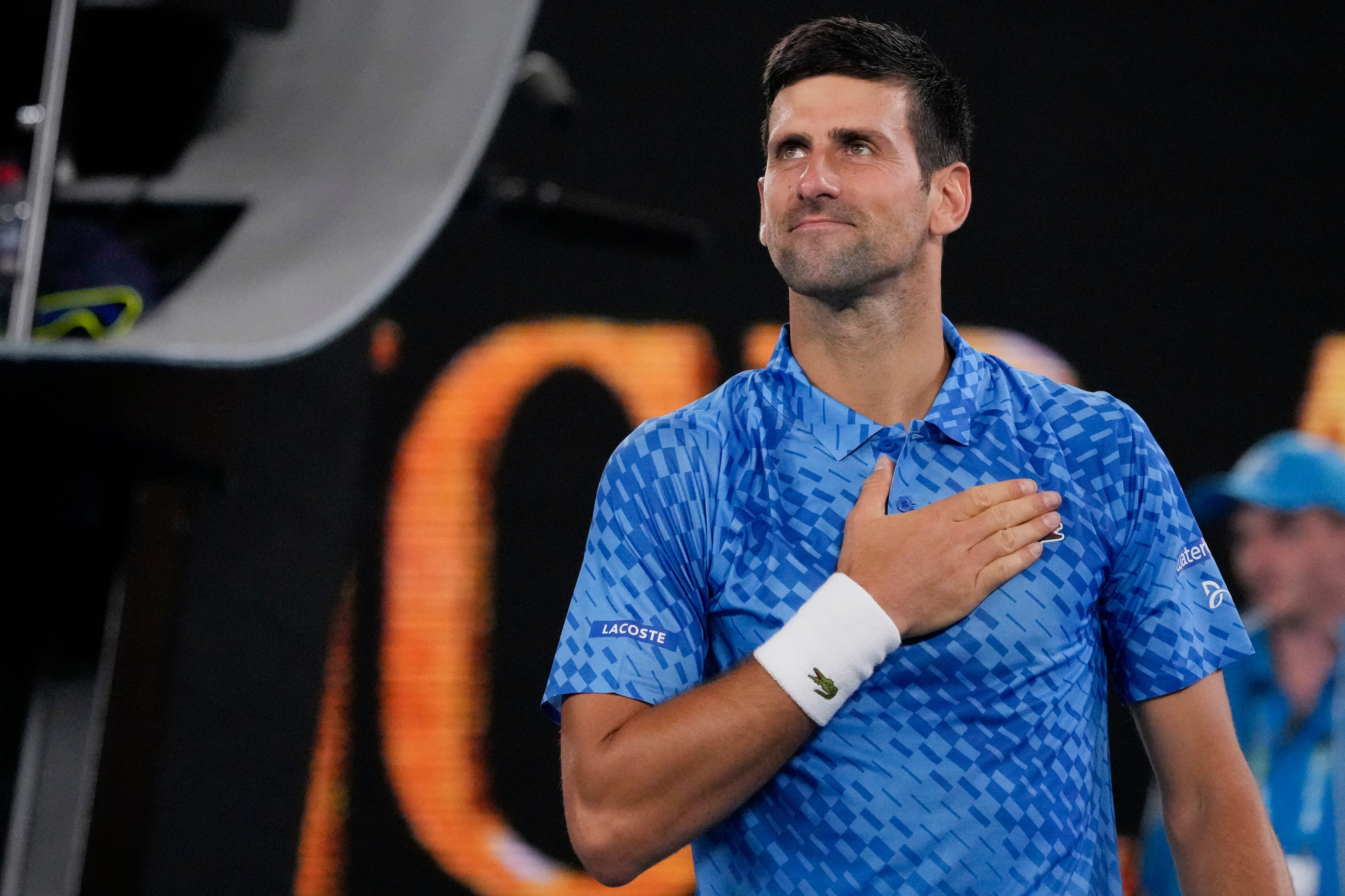 Australian Open 2023: Novak Djokovic touched by 'dream' welcome on return |  The Independent