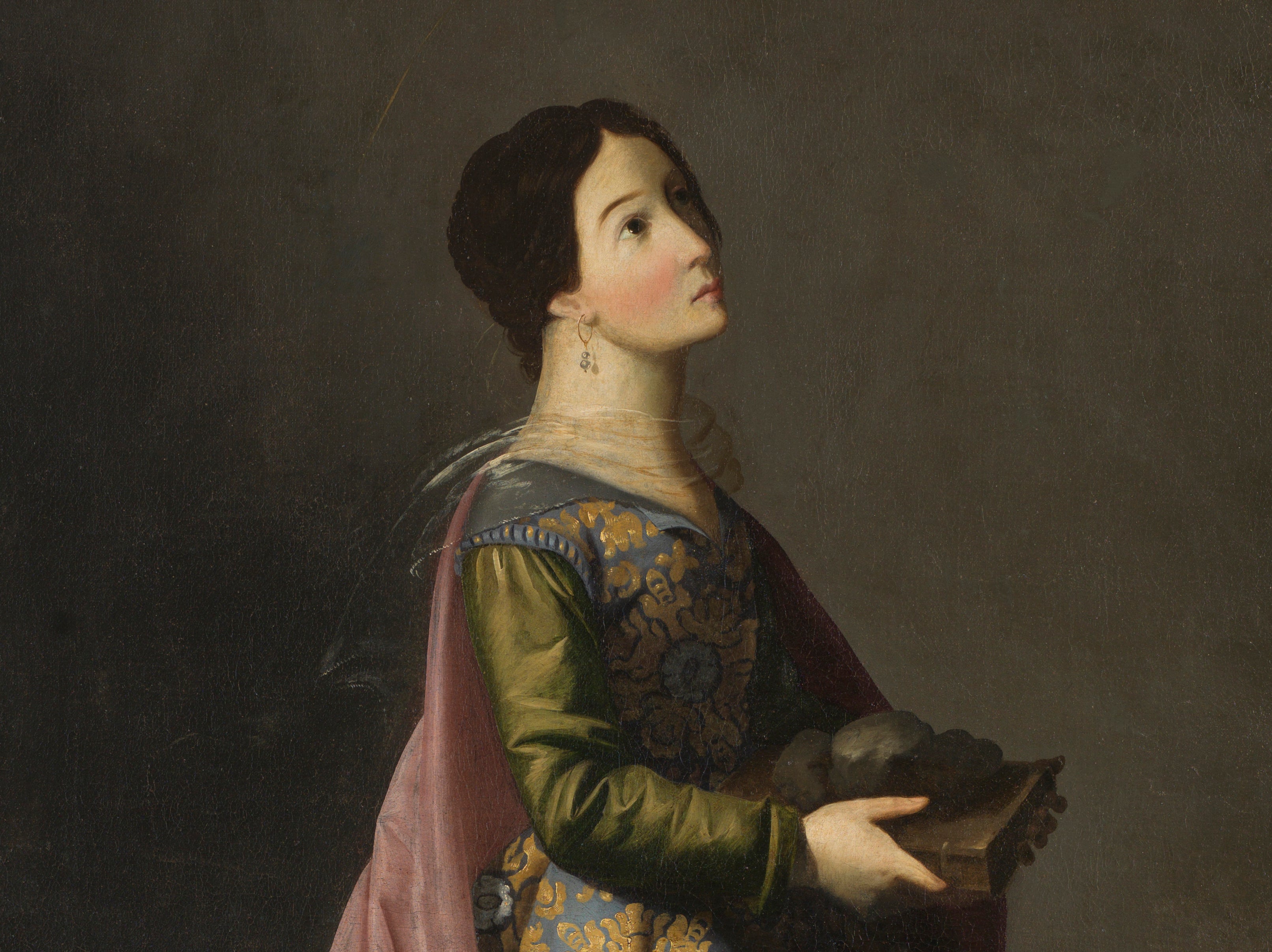 Francisco de Zurbarán, Saint Emerentiana (c.1635-40), on loan from The Hispanic Society of America in New York