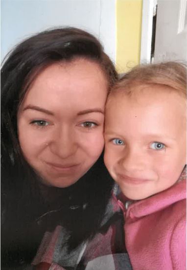 Justyne Hulboj, 27, and Lena Czepczor, 4, were killed in the crash