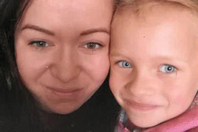 Justyna Hulboj, 27, and her four-year-old daughter Lena Czepczor (West Yorkshire Police/PA)