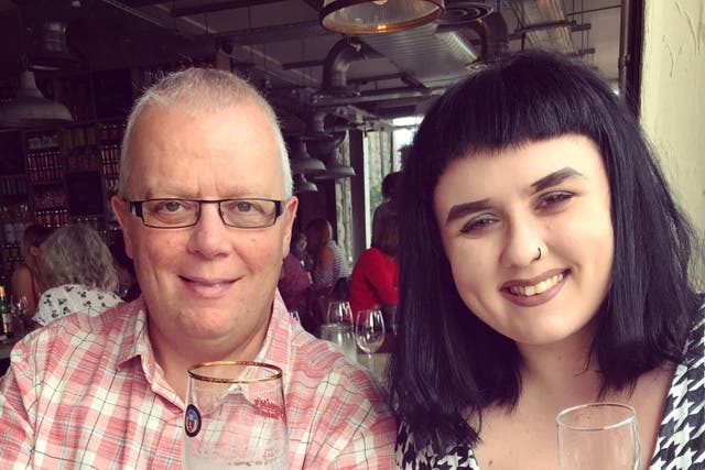Lauren pictured with her dad, Nick who passed away in 2018 (Collect/PA Real Life)