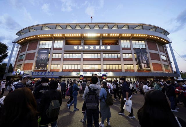 <p>Meiji Jingu Stadium before a professional baseball league game in Tokyo, Japan 29 October 2022</p>