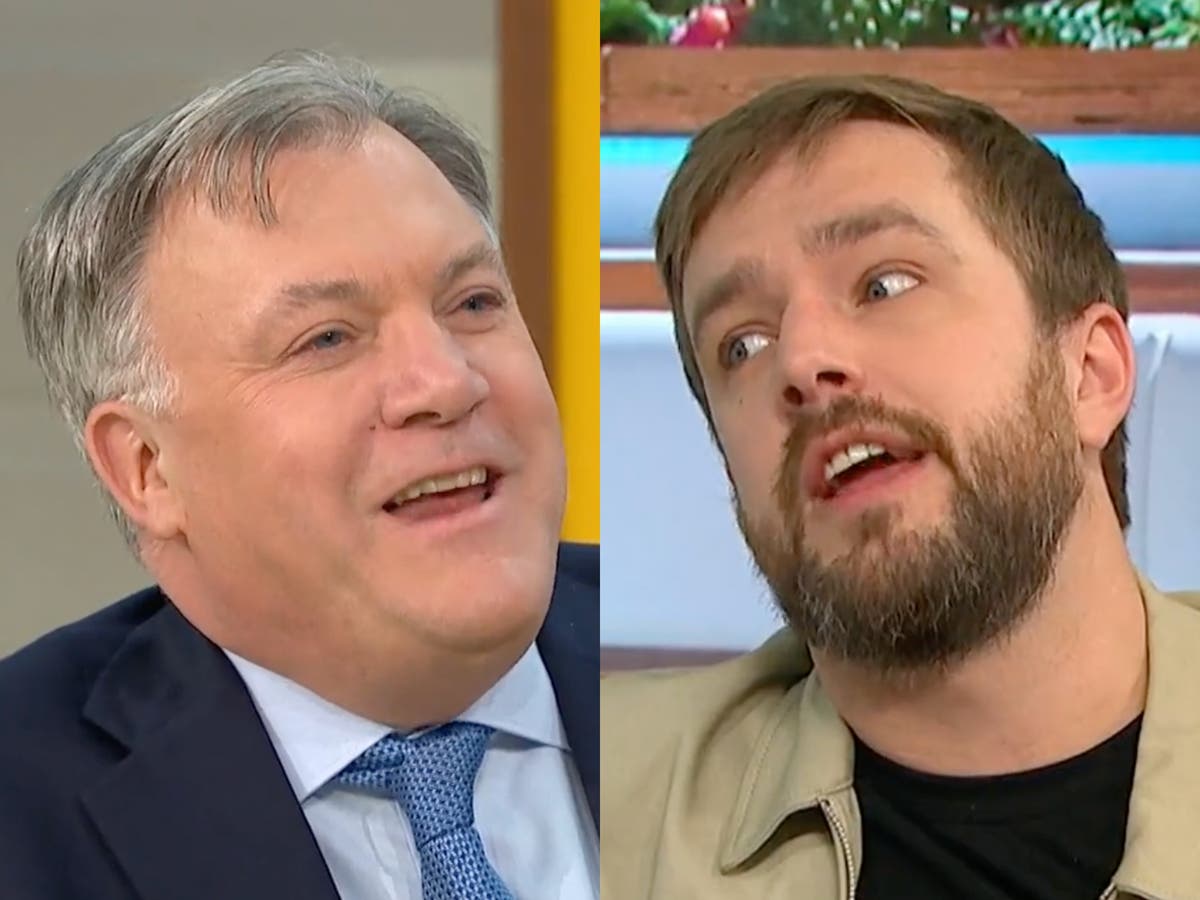 Iain Stirling shuts down question about Maya Jama from Ed Balls on GMB