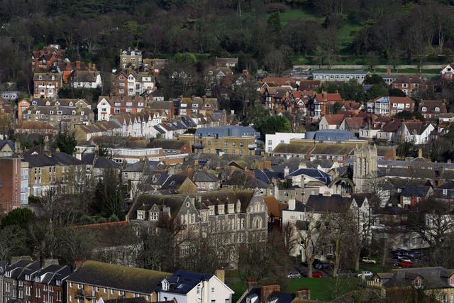 The average UK house price edged down in November from a previous record high, according to the ONS (Gareth Fuller/PA)