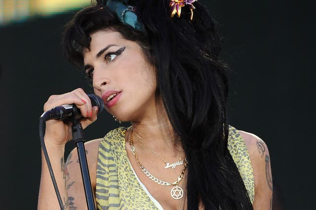 <p>The late Amy Winehouse</p>