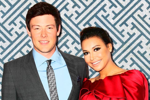 <p>‘Glee’ actors Cory Monteith and Naya Rivera in 2012. Their deaths are now explored in a new documentary</p>