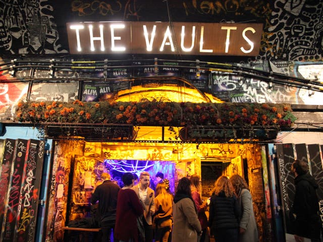 <p>Tunnel vision: The Vaults near Waterloo </p>