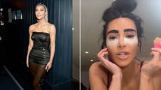 Kim Kardashian gives herself ‘British’ makeover in viral TikTok trend