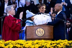Wes Moore sworn in as Maryland’s first Black governor