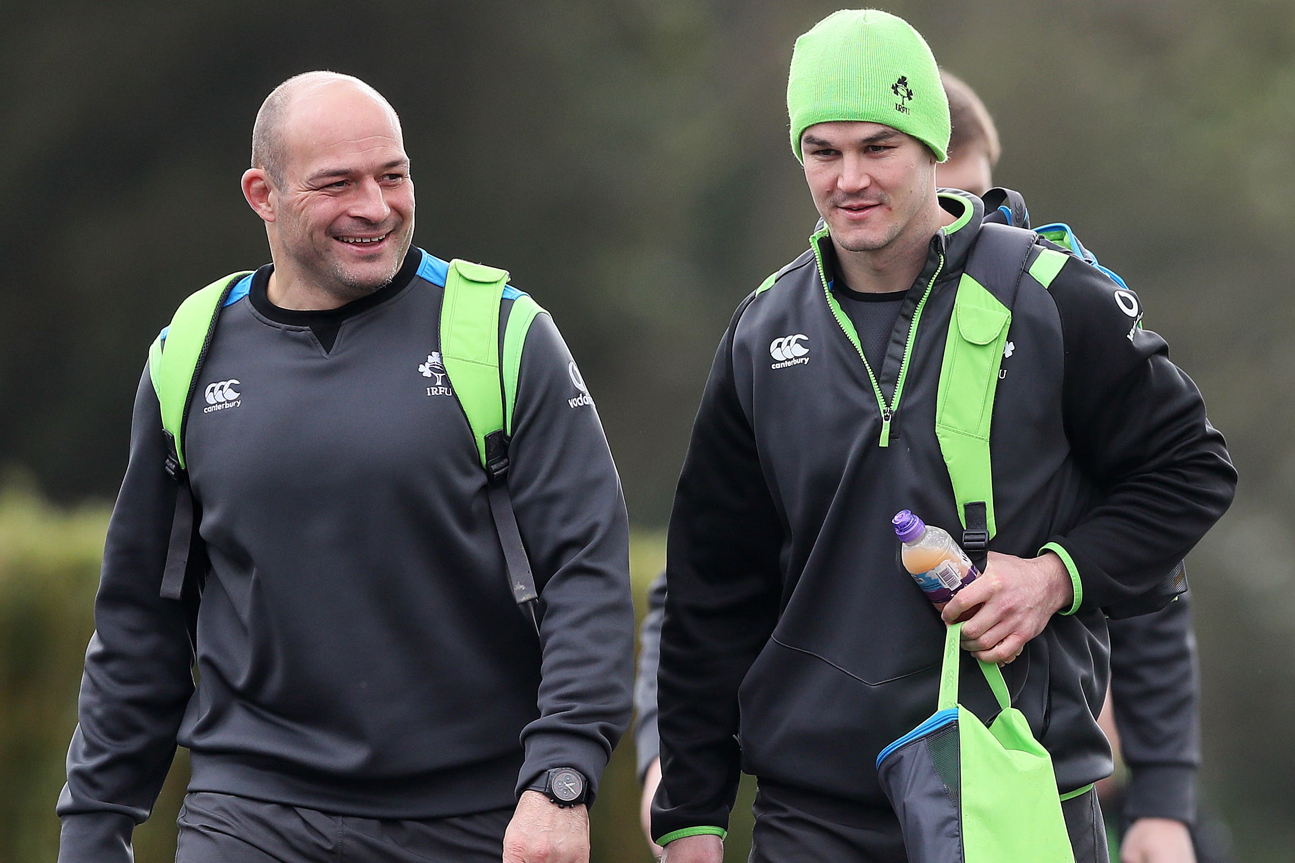 Rory Best and Johnny Sexton played against each other for Ireland (Brian Lawless/PA)