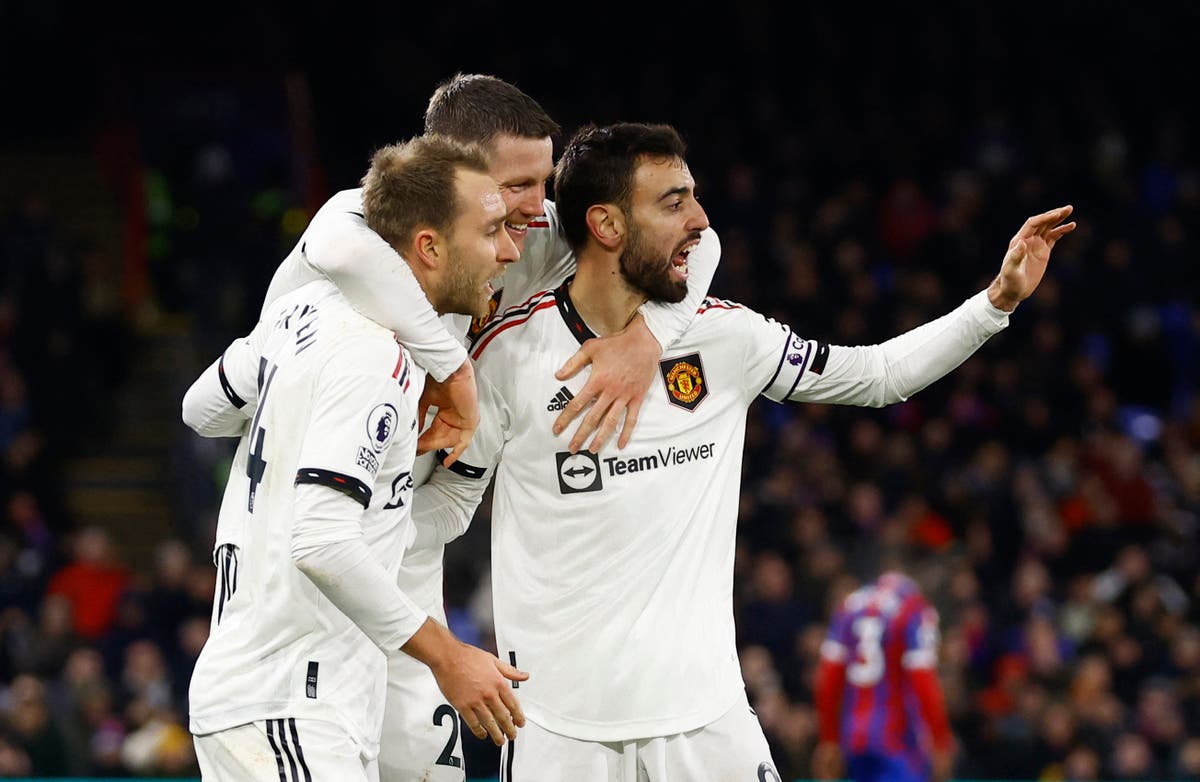 Crystal Palace vs Manchester United LIVE: Premier League latest score, goals and updates from fixture