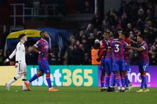 Crystal Palace halt Man United’s winning run after stunning late Michael Olise free-kick