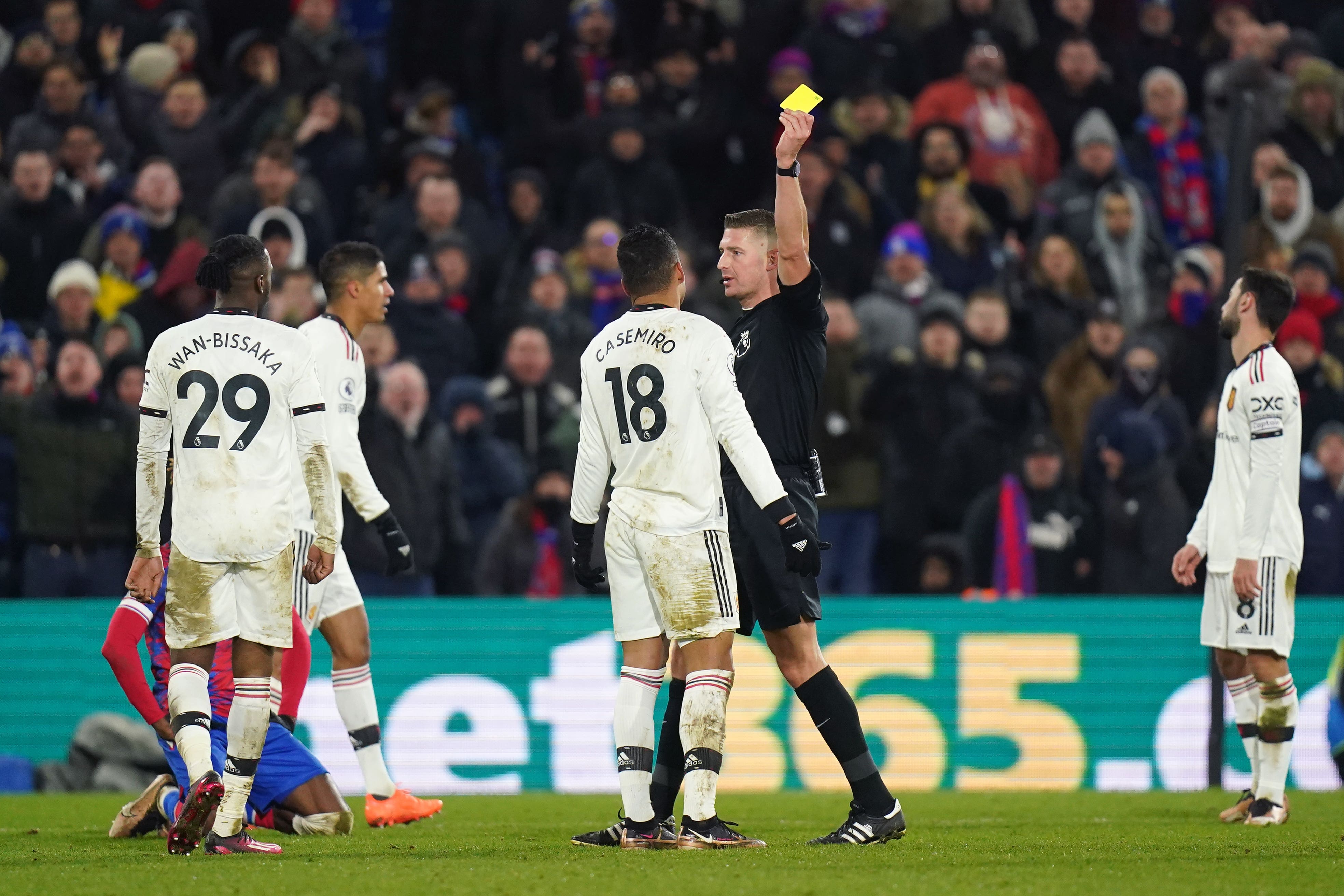 Casemiro is now suspended (Adam Davy/PA)