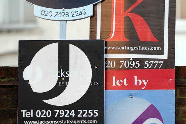 A downward trend in house prices gained further momentum towards the end of 2022, according to the Royal Institution of Chartered Surveyors (Anthony Devlin/PA)