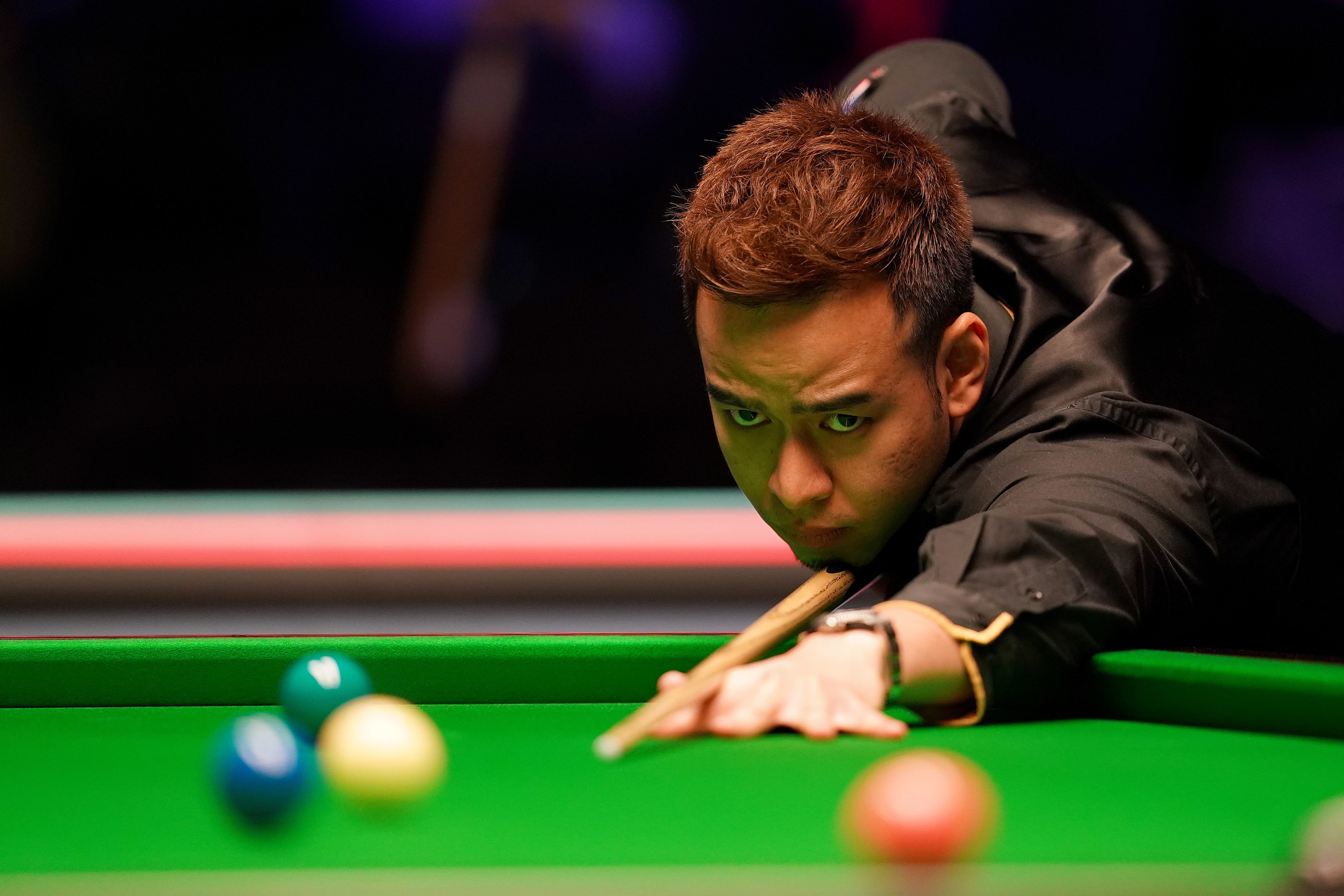 Noppon Saengkham, pictured, beat Ronnie O’Sullivan for the first time (Martin Rickett/PA)