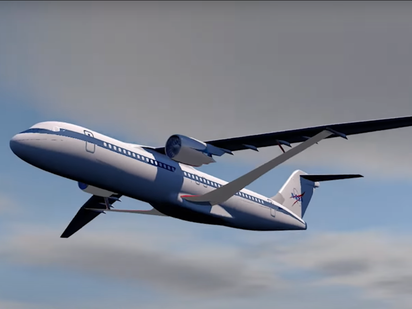 Nasa’s Sustainable Flight Demonstrator project is developing a new passenger plane with an aerodynamic design that will significantly cut emissions