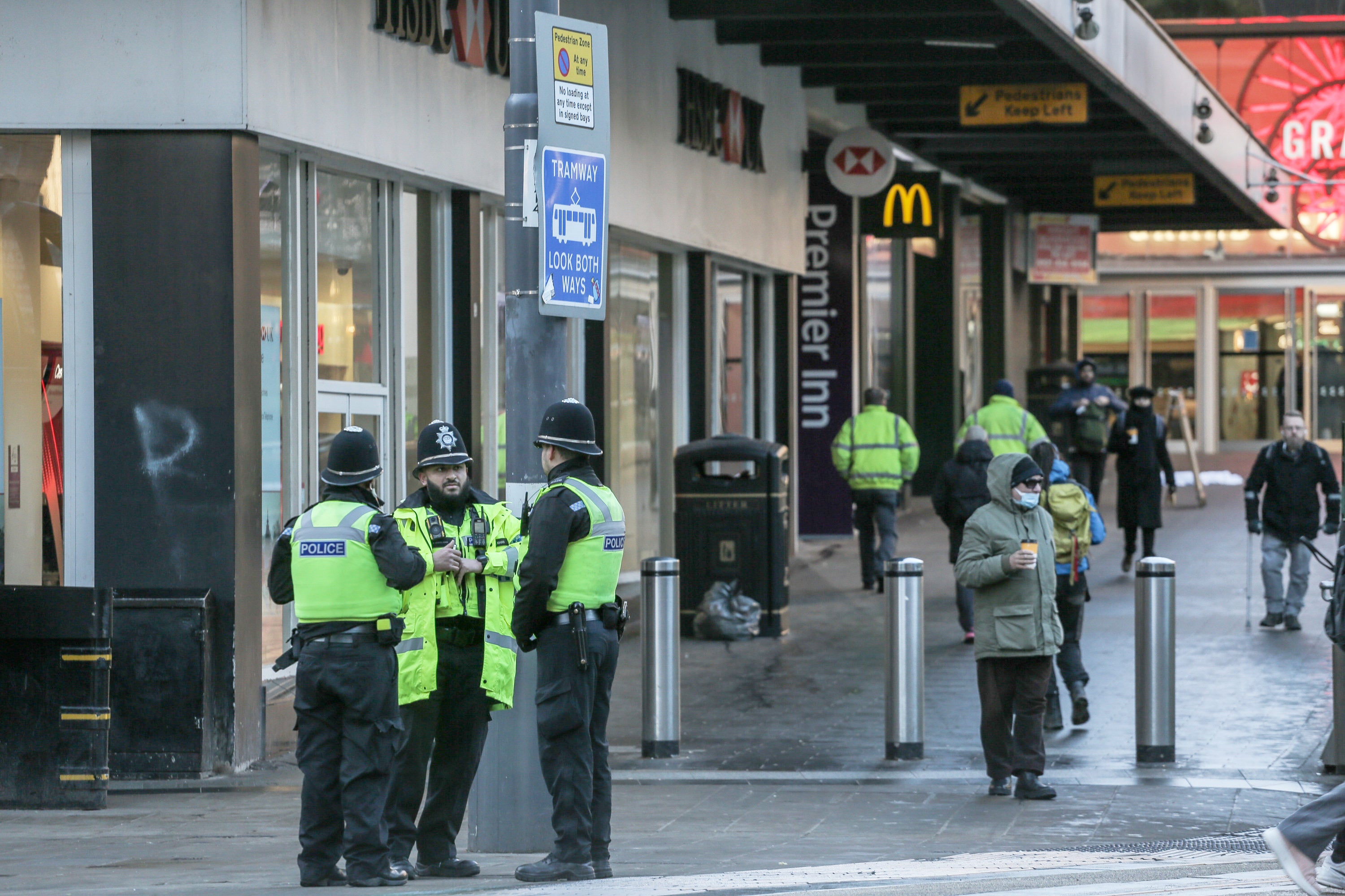 <p>A 13-year-old boy was stabbed outside a McDonald’s in Birmingham city centre</p>