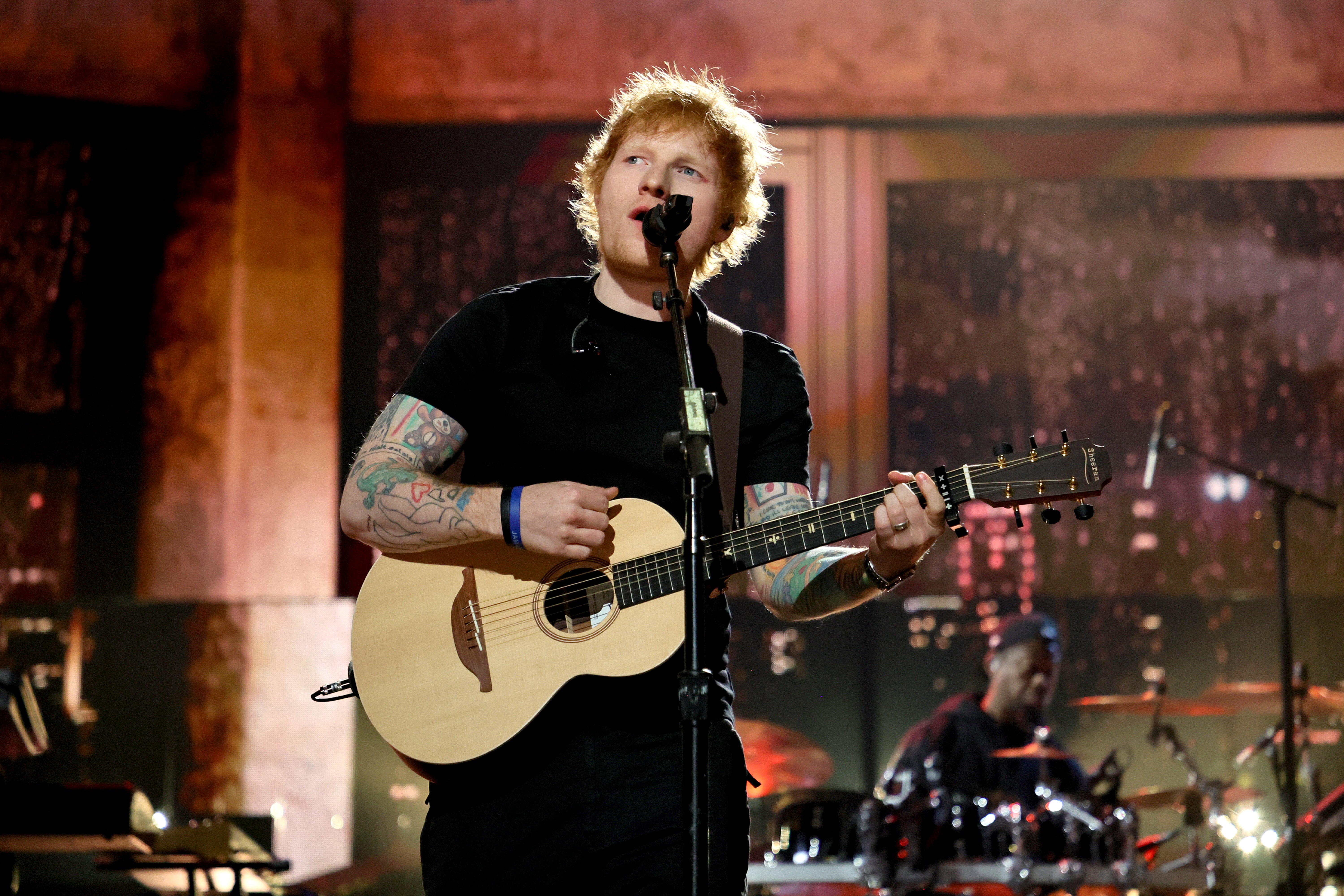 Ed Sheeran said he “would not be here” without the late Edwards