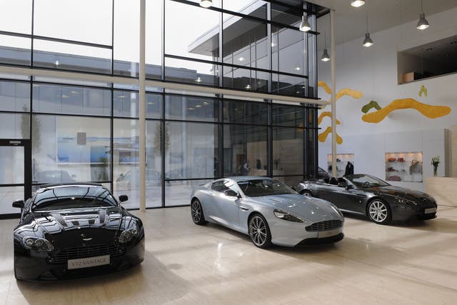 The jobs will come at the Aston Martin headquarters in Gaydon, Warwickshire (PA)